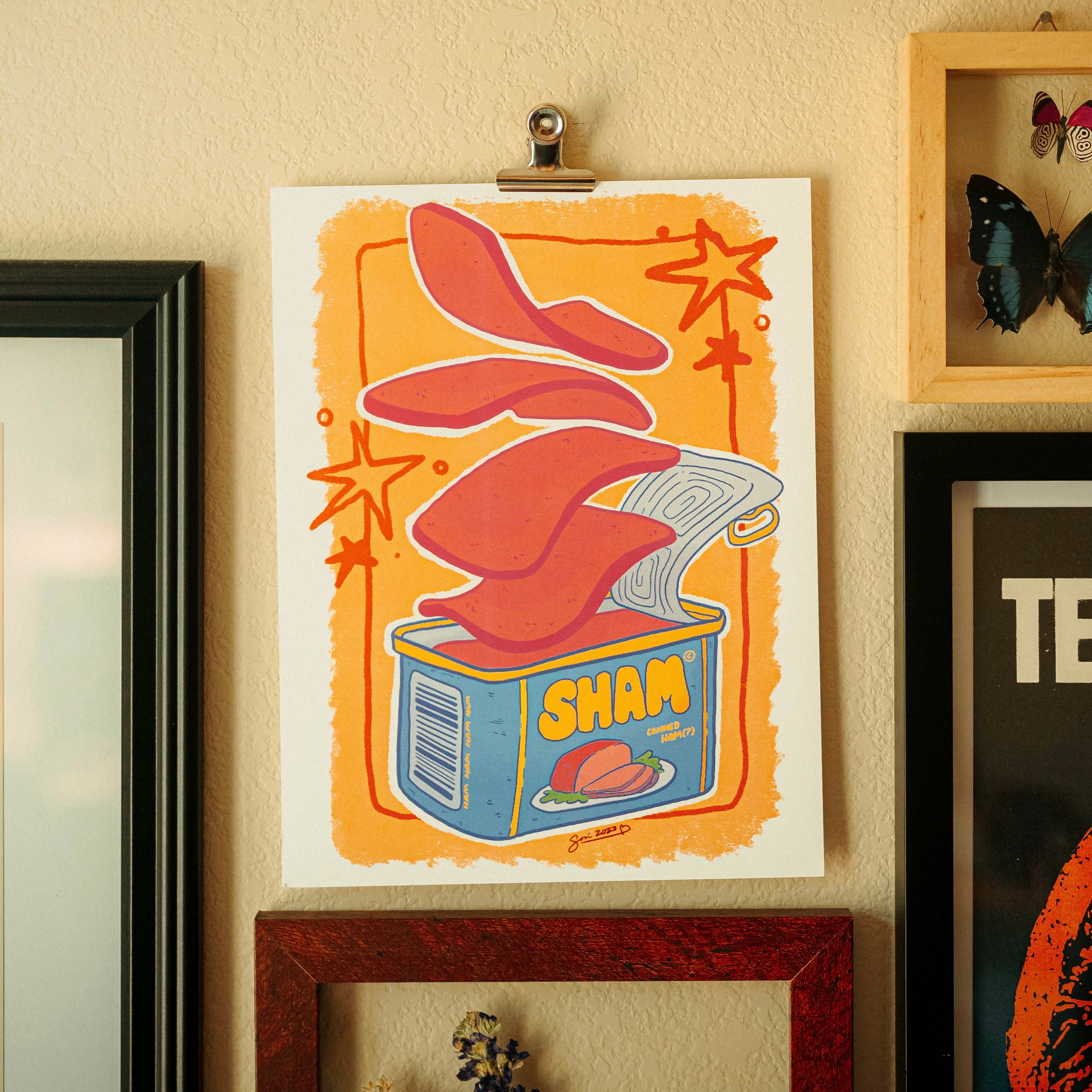 sham ham print