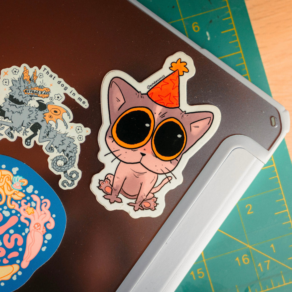 birthday bingus sticker