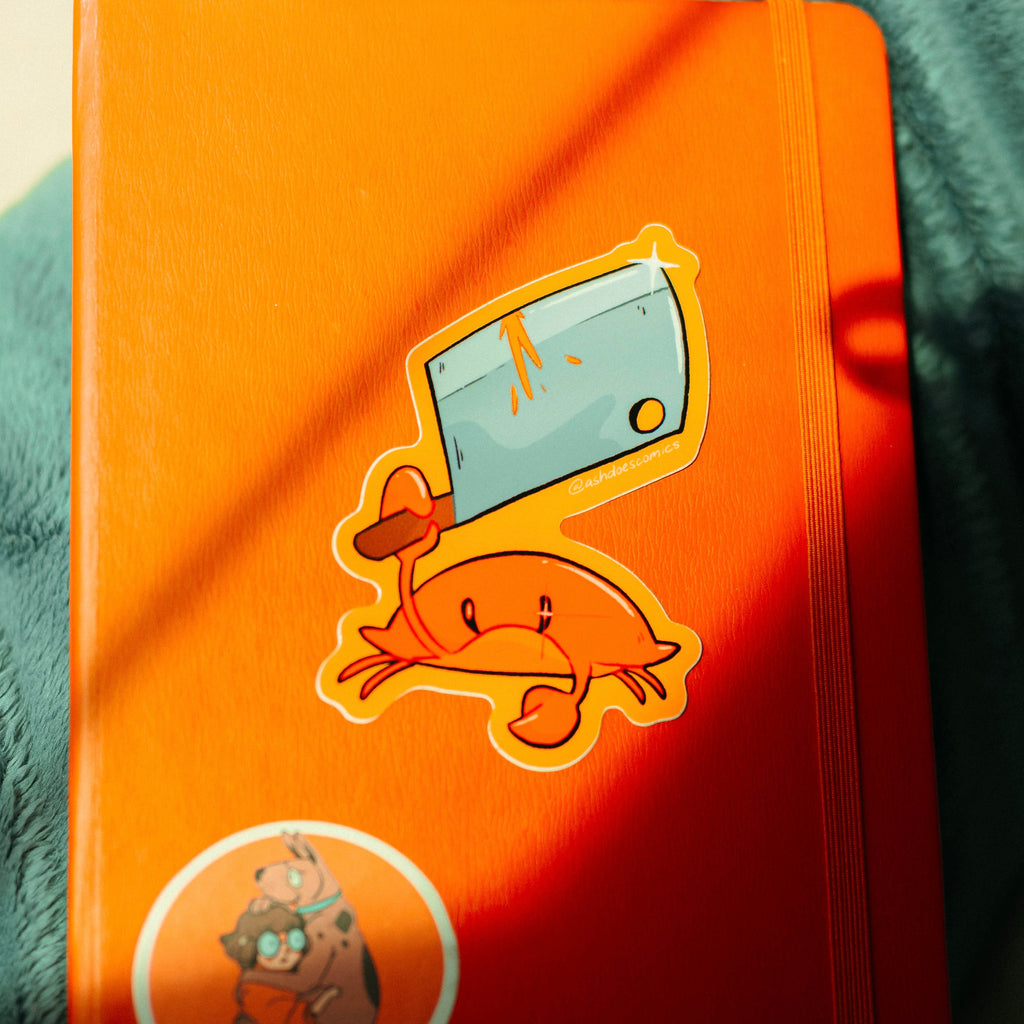 danger crab sticker
