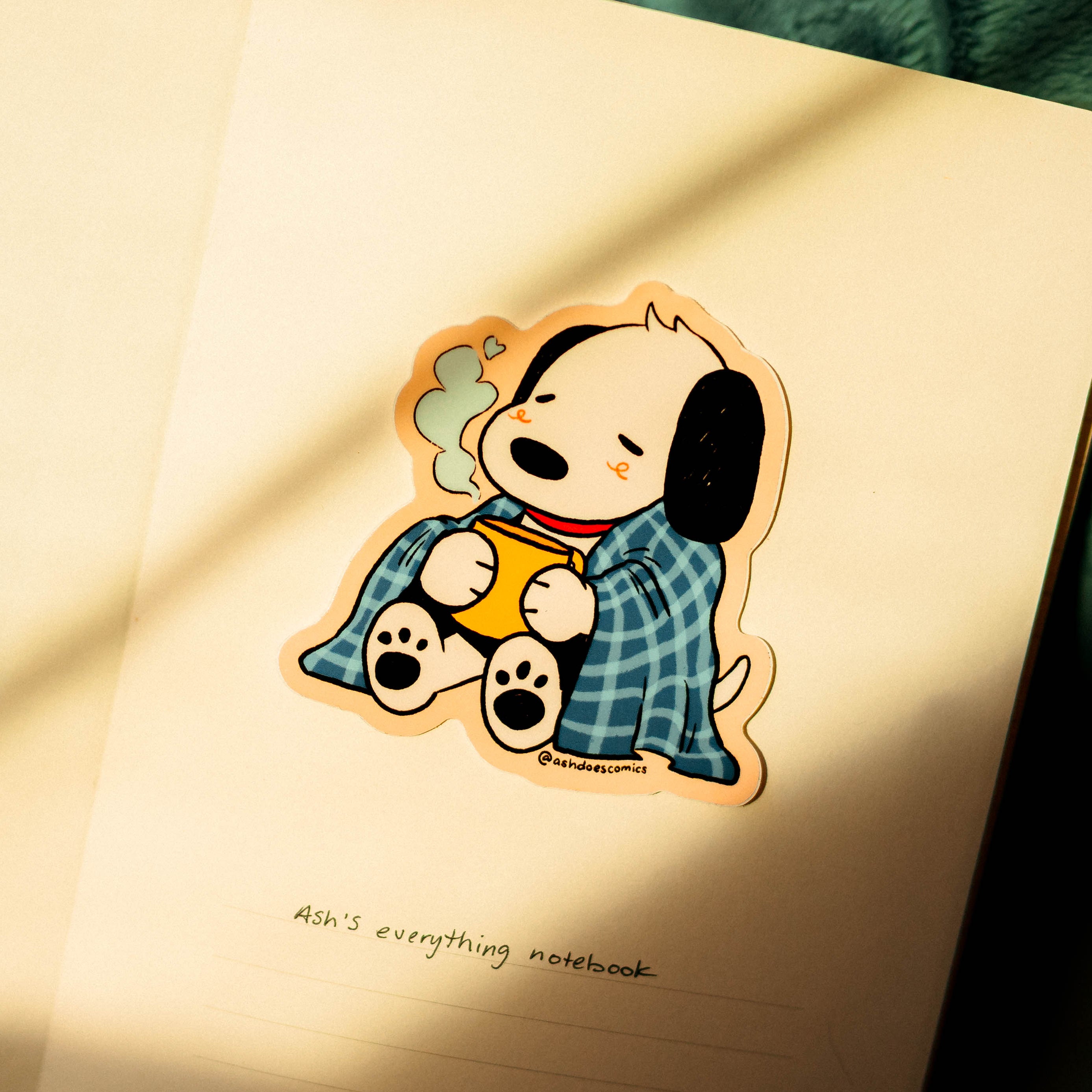 sleepy spupi sticker