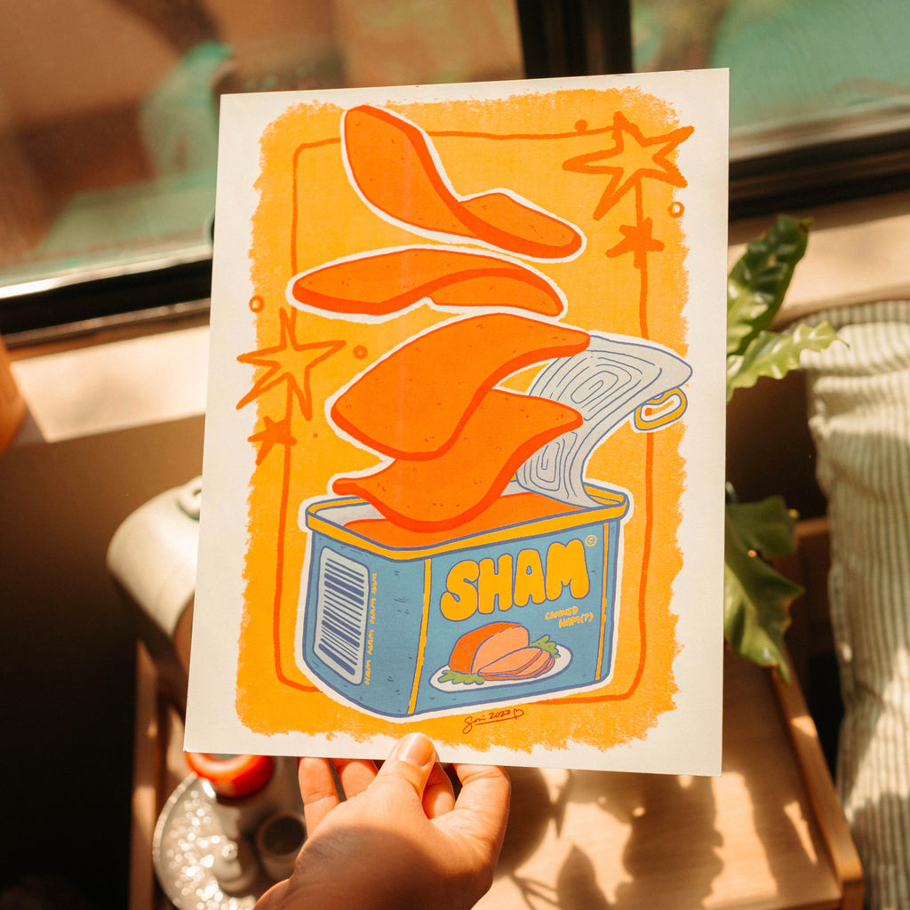 sham ham print